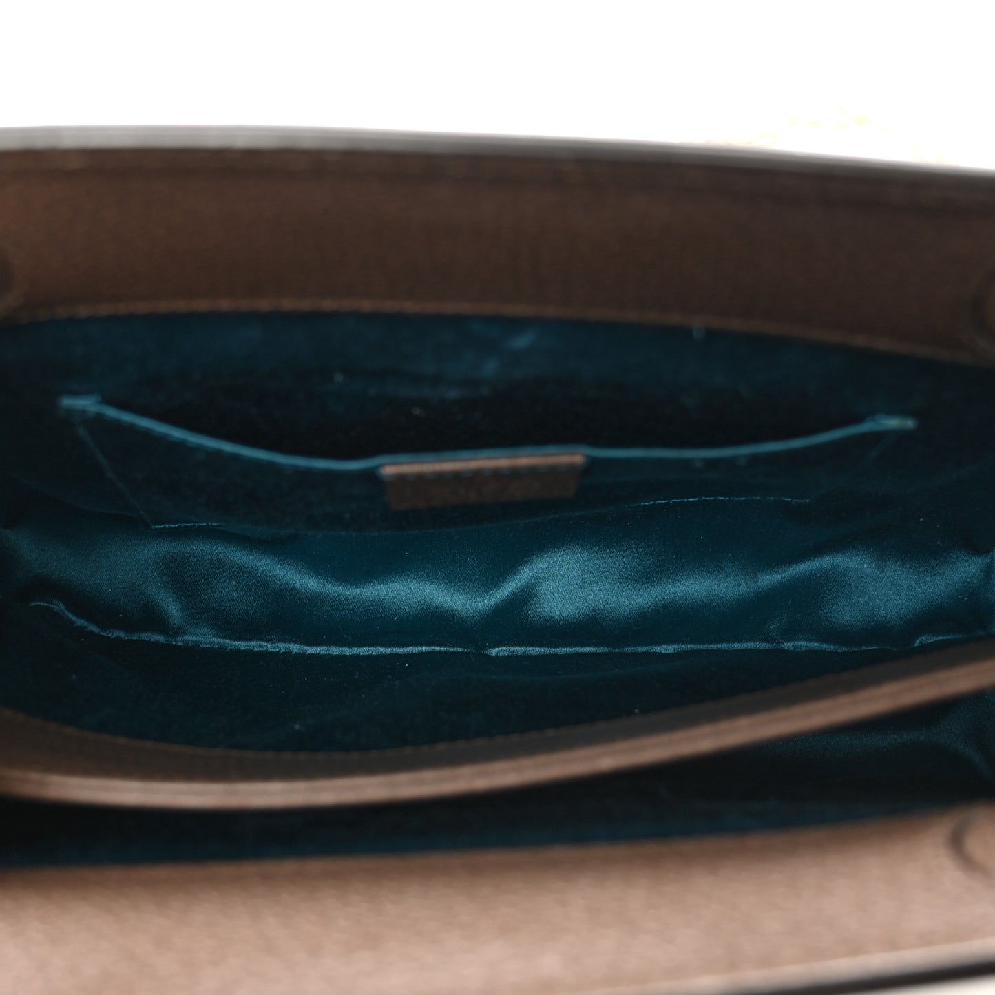 GG Supreme Monogram Web Small Ophidia Chain Shoulder Bag Brown