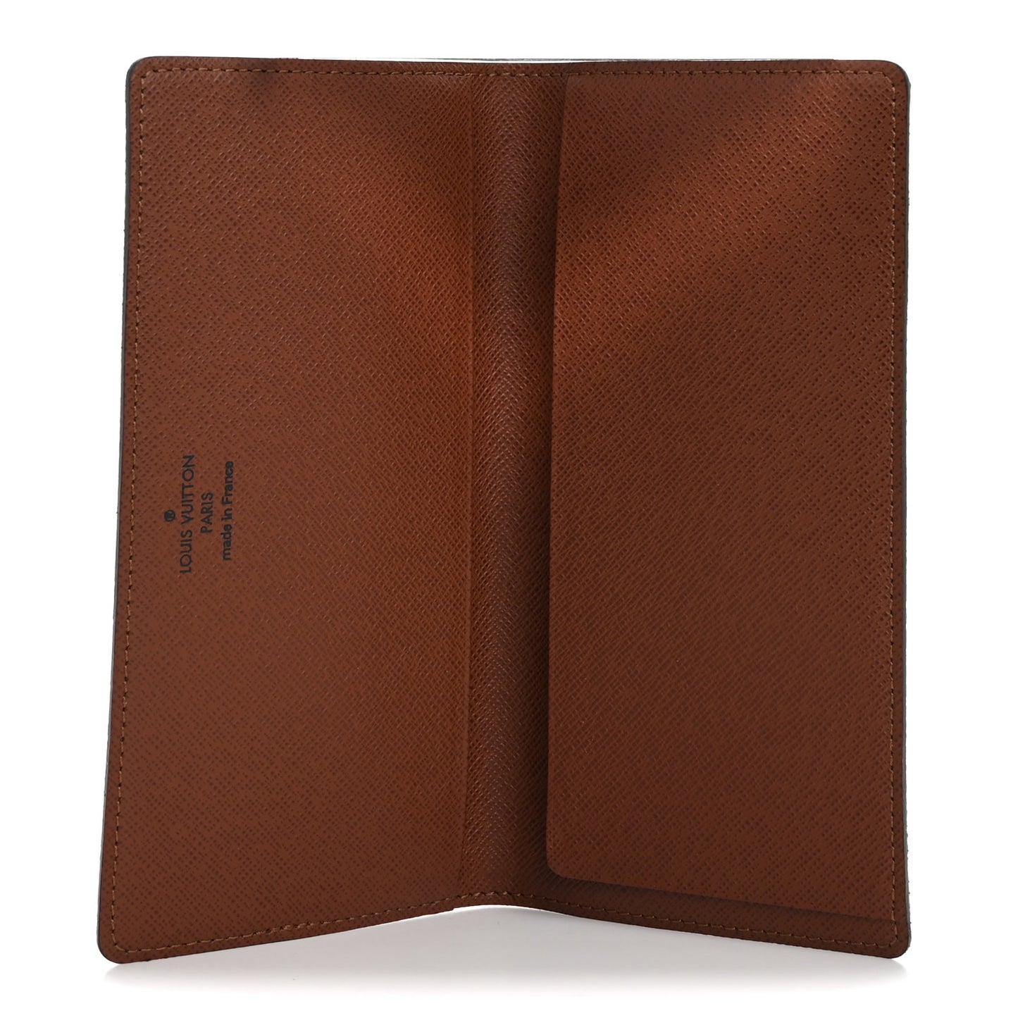 Monogram Simple Checkbook Holder Wallet Cover