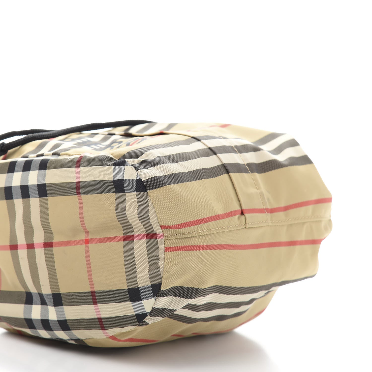 Burberry Econyl Icon Stripe Phoebe Drawcord Pouch Archive Beige 10 of 12