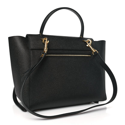 Celine Grained Calfskin Micro Belt Bag Black 3 of 9