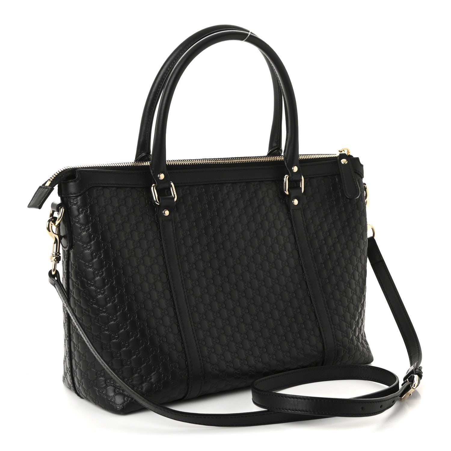 Gucci Soft Microguccissima Small Zippered Satchel Black 3 of 10