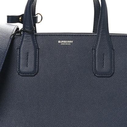 Burberry Derby Calfskin Vintage Check Medium Banner Tote Regency Blue 7 of 9