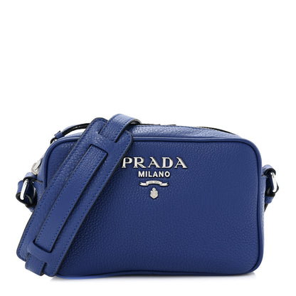 Prada Vitello Phenix Camera Bag Royal 1 of 8