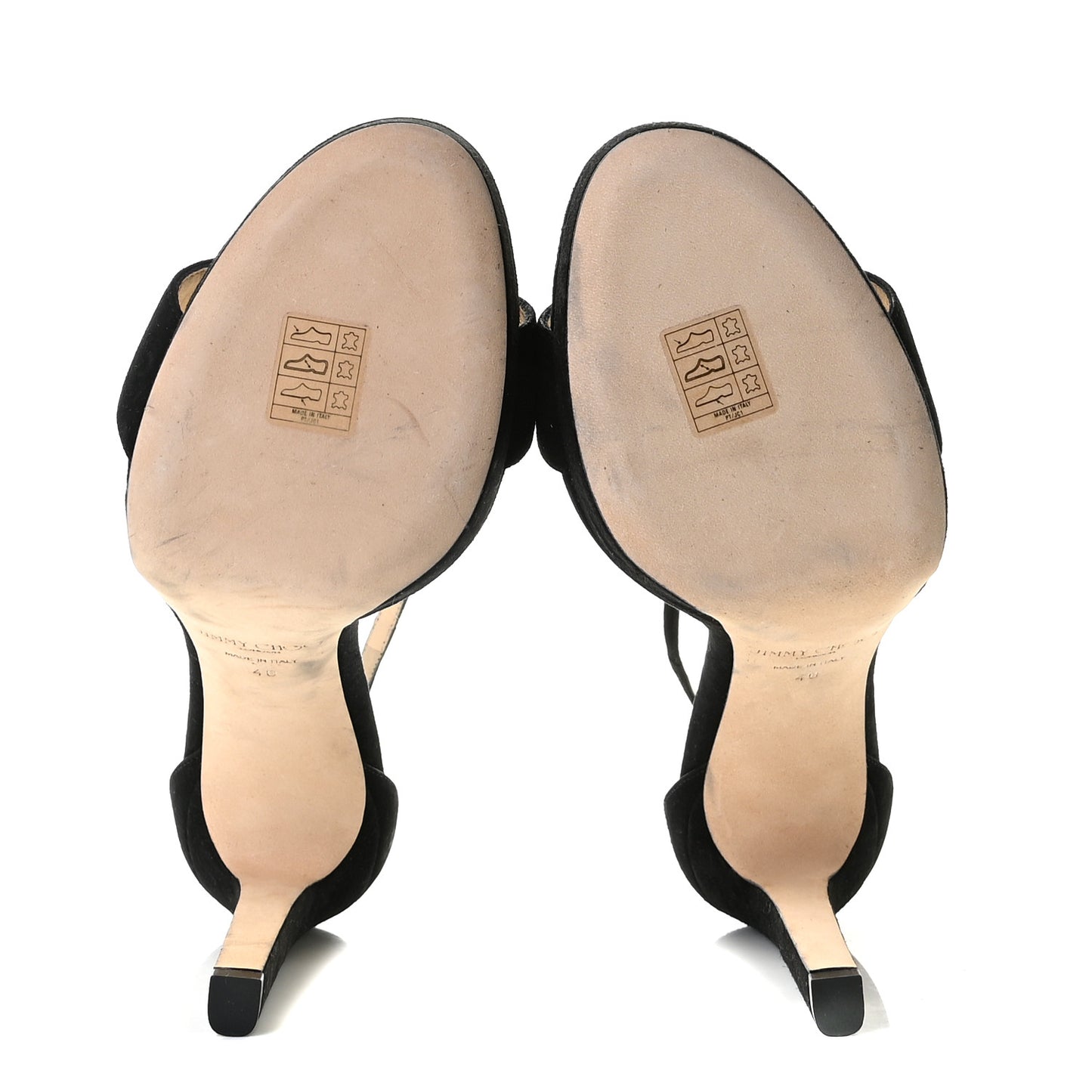 Suede Misty 120 Sandals 40 Black
