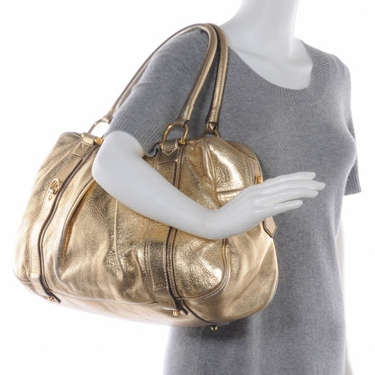 Burberry Leather Ashbury Gold 2 of 8