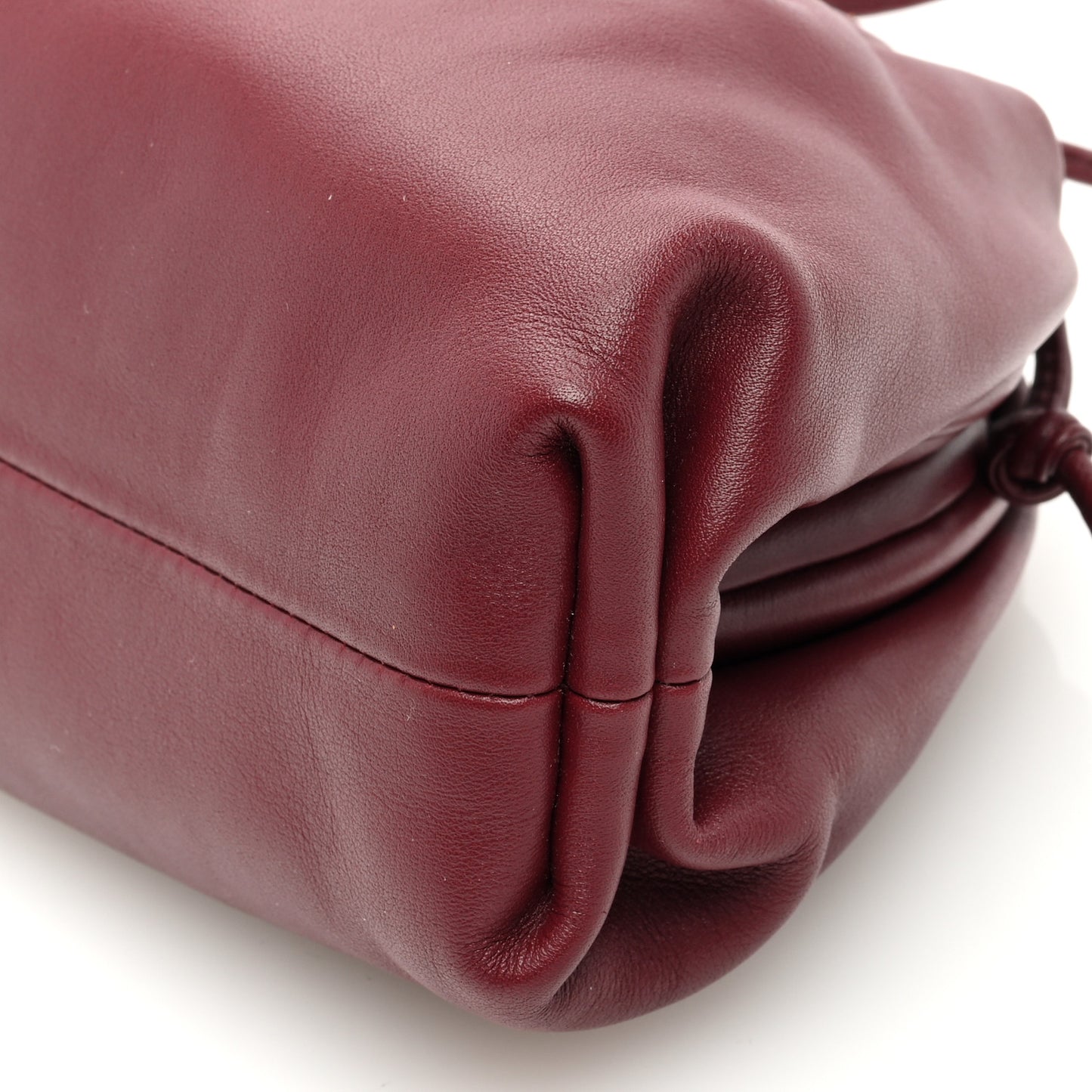 Butter Calfskin The Mini Pouch Bordeaux