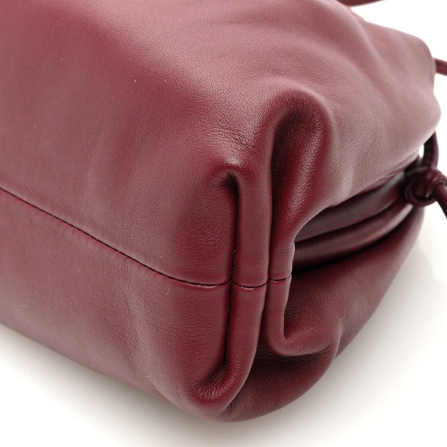 Bottega Veneta Butter Calfskin The Mini Pouch Bordeaux 10 of 10