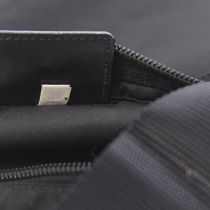 Prada Nylon Vela Flat Messenger Bag Black 7 of 10