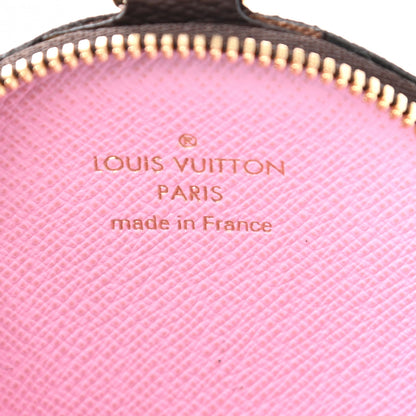 Louis Vuitton Monogram 2021 Christmas Animation Japanese Garden Round Coin Purse Wisteria Pink 6 of 6