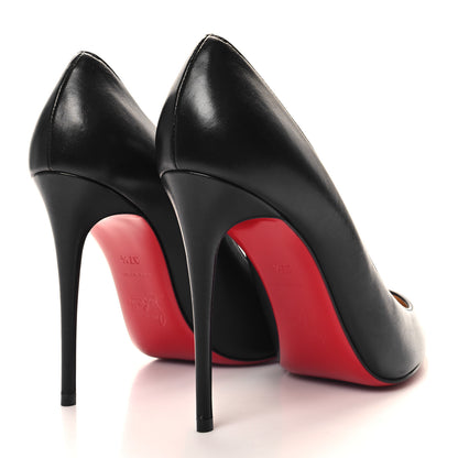 Christian Louboutin Shiny Nappa Kate 100 Pumps 37.5 Black 4 of 8