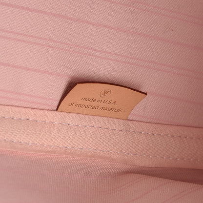Louis Vuitton Damier Azur Neo Neverfull MM Rose Ballerine 9 of 13