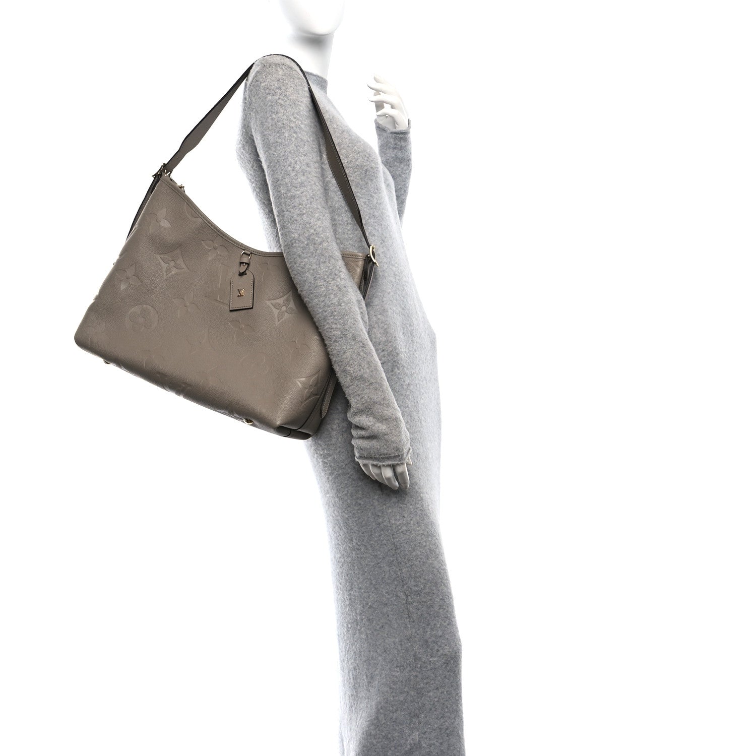 Louis Vuitton Empreinte Monogram Giant CarryAll MM Tourterelle 2 of 10