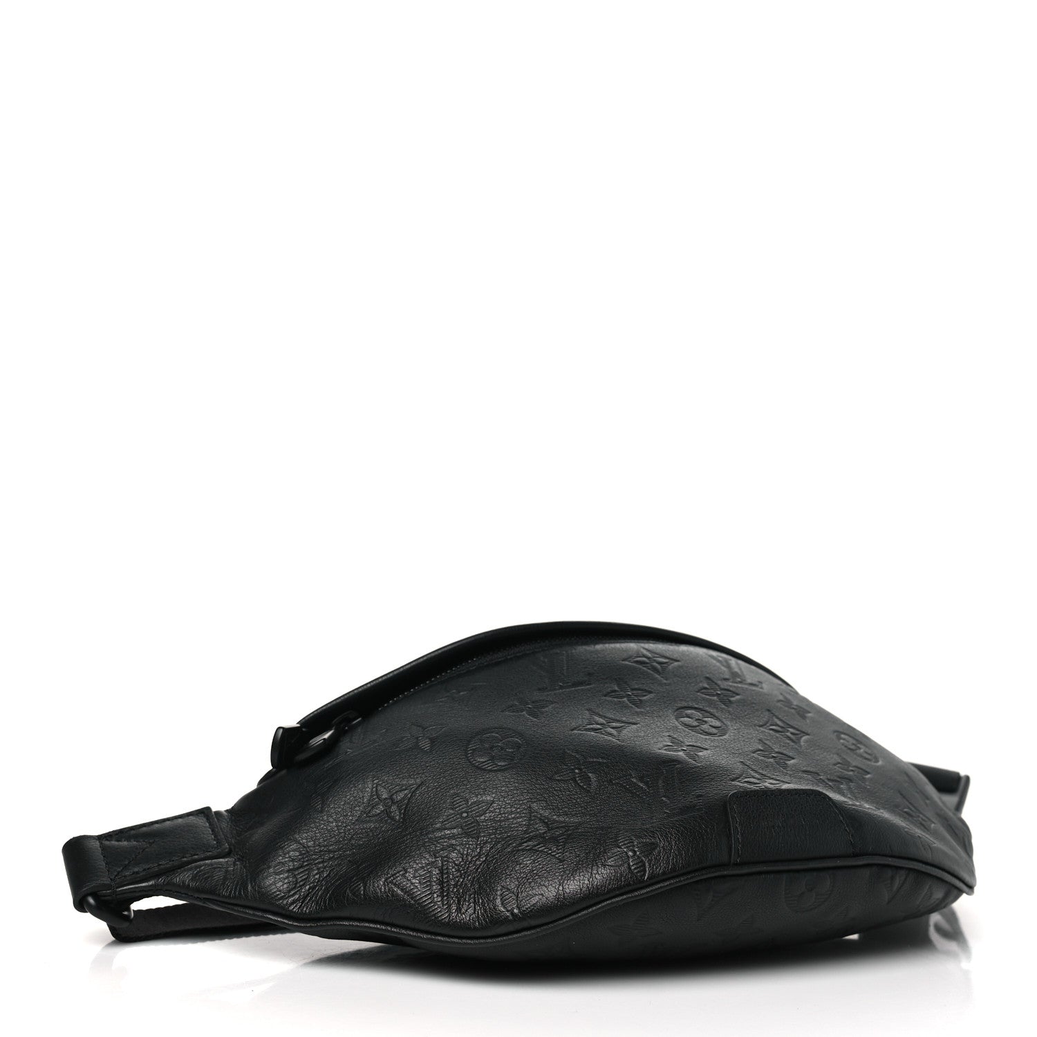 Louis Vuitton Calfskin Monogram Shadow Discovery Bumbag PM Black 4 of 9
