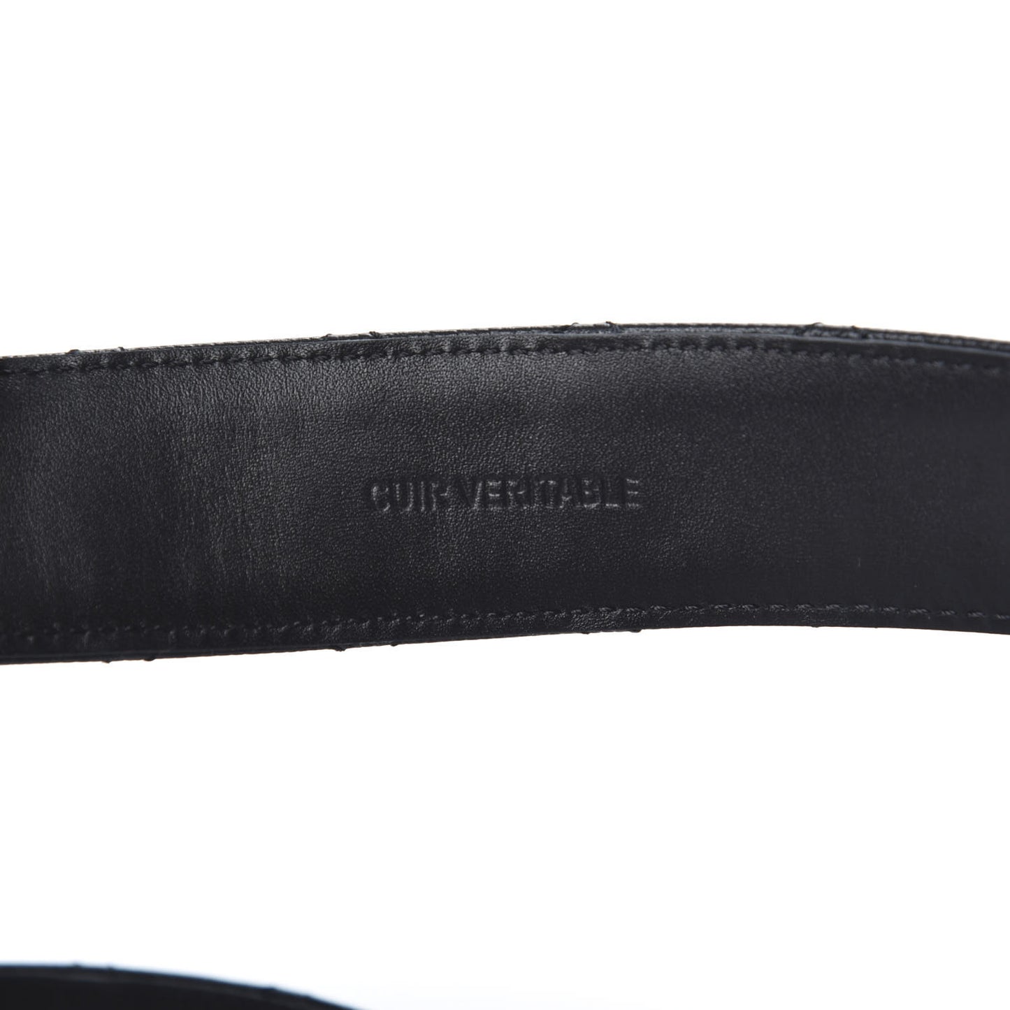 Caviar Quilted CC Chain Belt 90 36 Black
