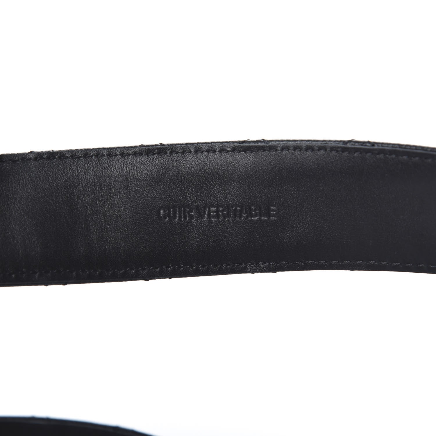 Chanel Caviar Quilted CC Chain Belt 90 36 Black 5 of 5