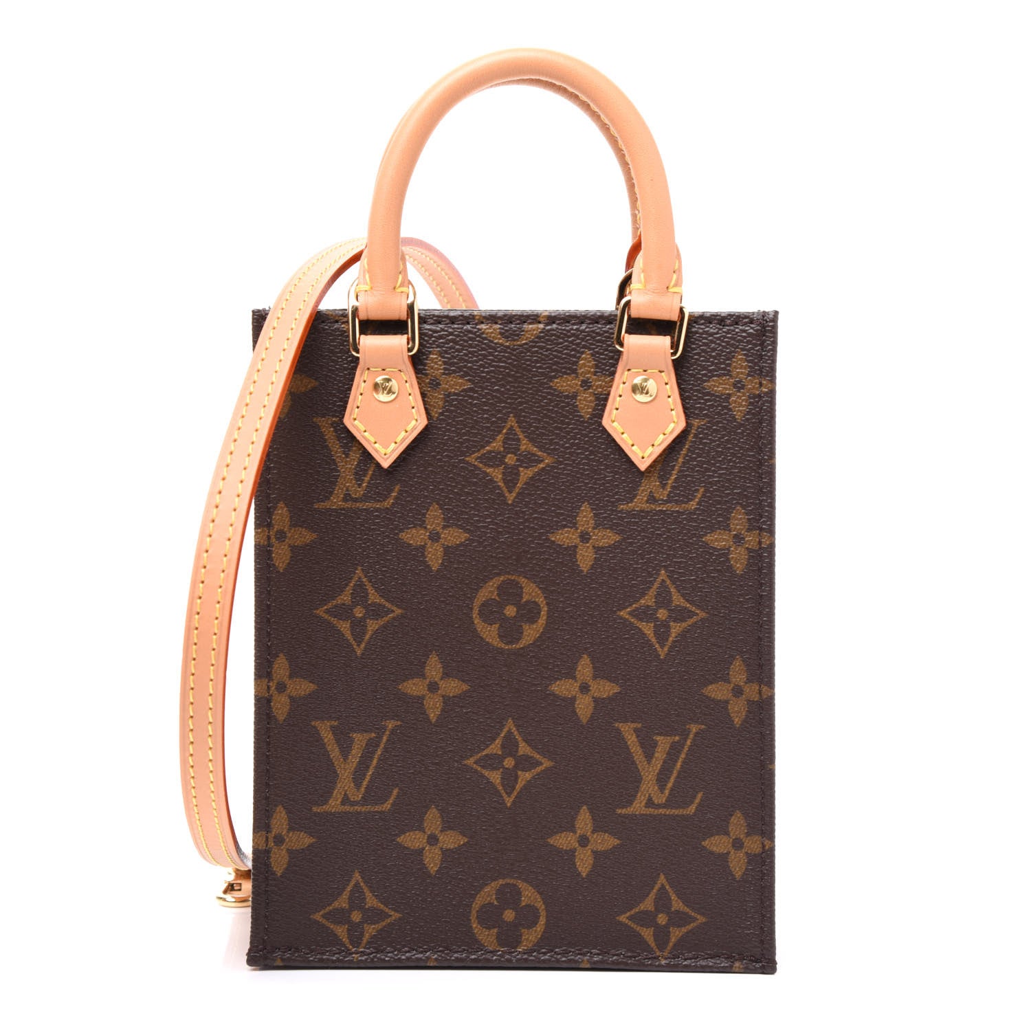Louis Vuitton Monogram Petit Sac Plat 1 of 10