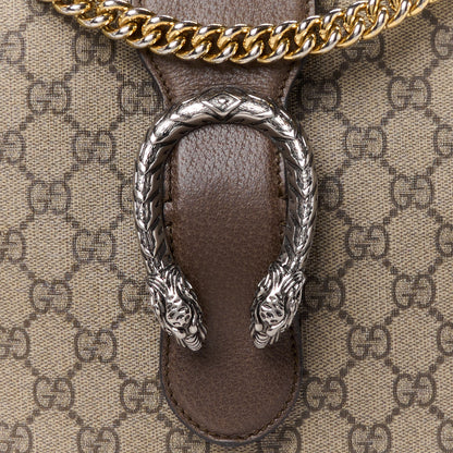 Gucci GG Supreme Monogram Medium Dionysus Bucket Bag Beige New Acero 9 of 14