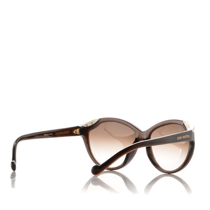 Louis Vuitton Ivy Cat Sunglasses Z0748E Brown 5 of 8