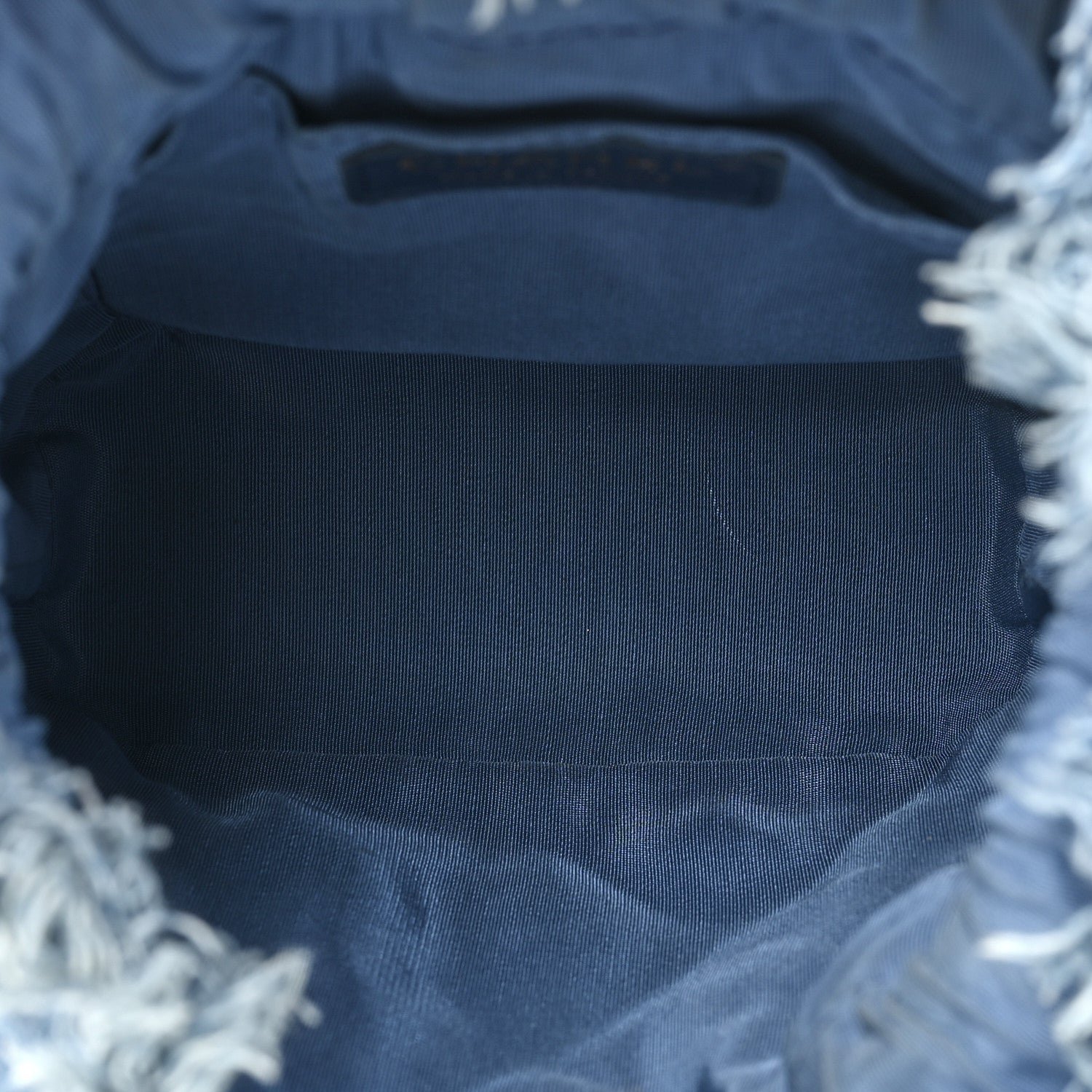 Chanel Denim Quilted Small Mood Bucket With Chain Blue Multicolor 5 of 9