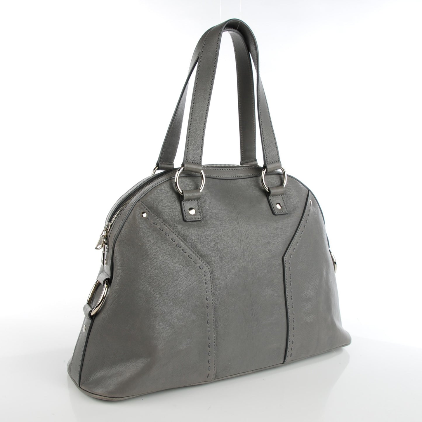 Calfskin Large Muse Gray