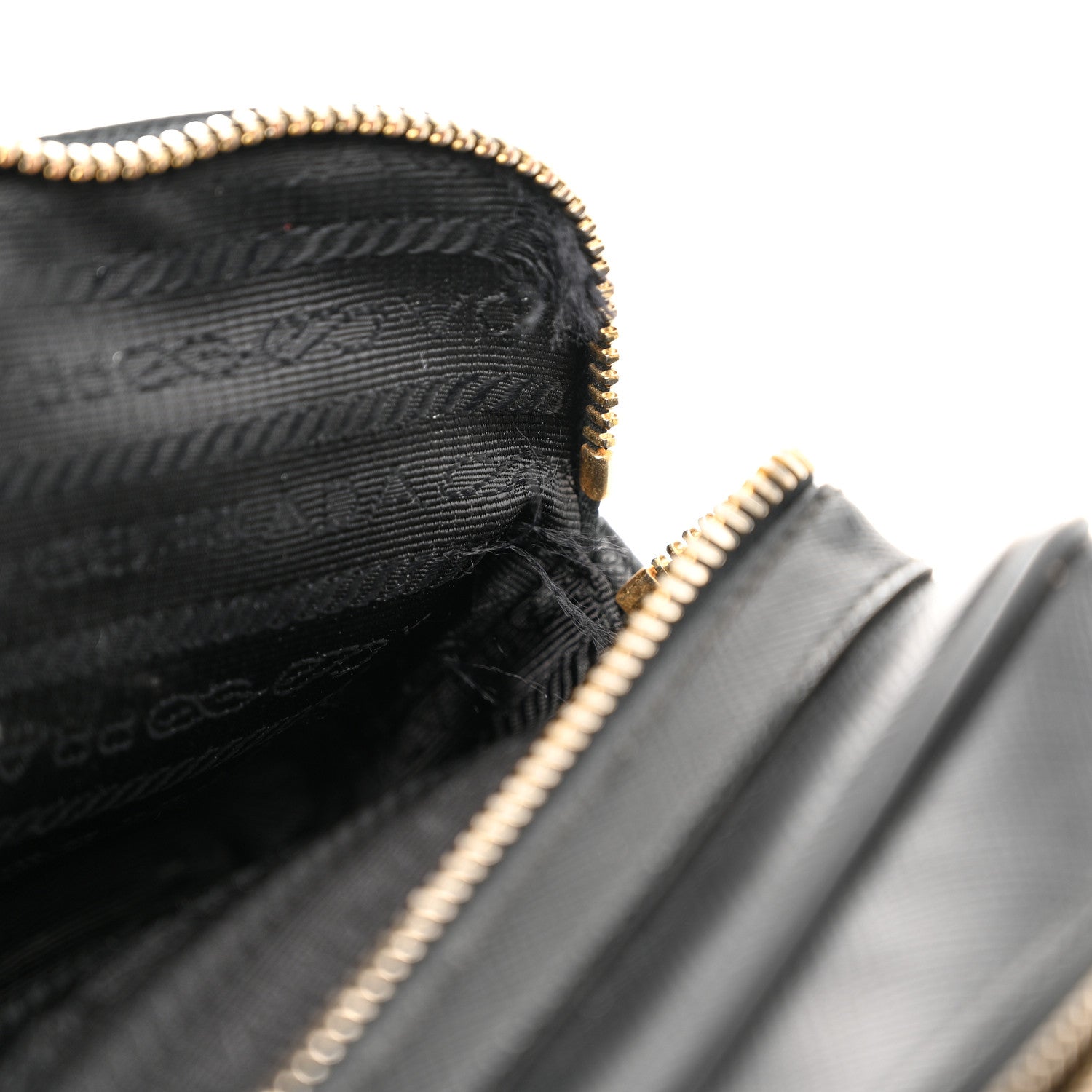 Prada Saffiano Lux Camera Case Crossbody Bag Black 12 of 15