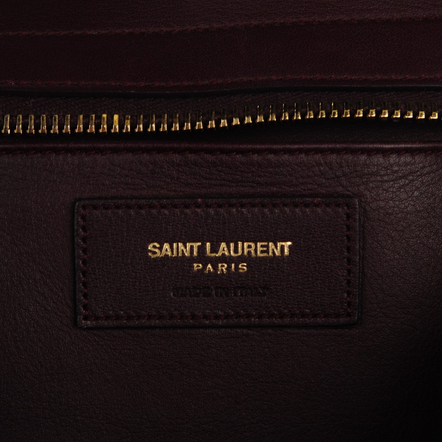 Calfskin Small Classic Y Cabas Bordeaux