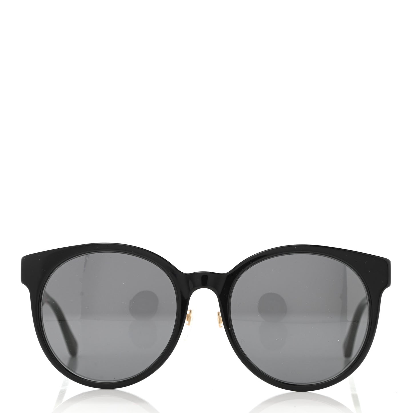 Acetate GG Web Round Eye Sunglasses GG0854SK Black