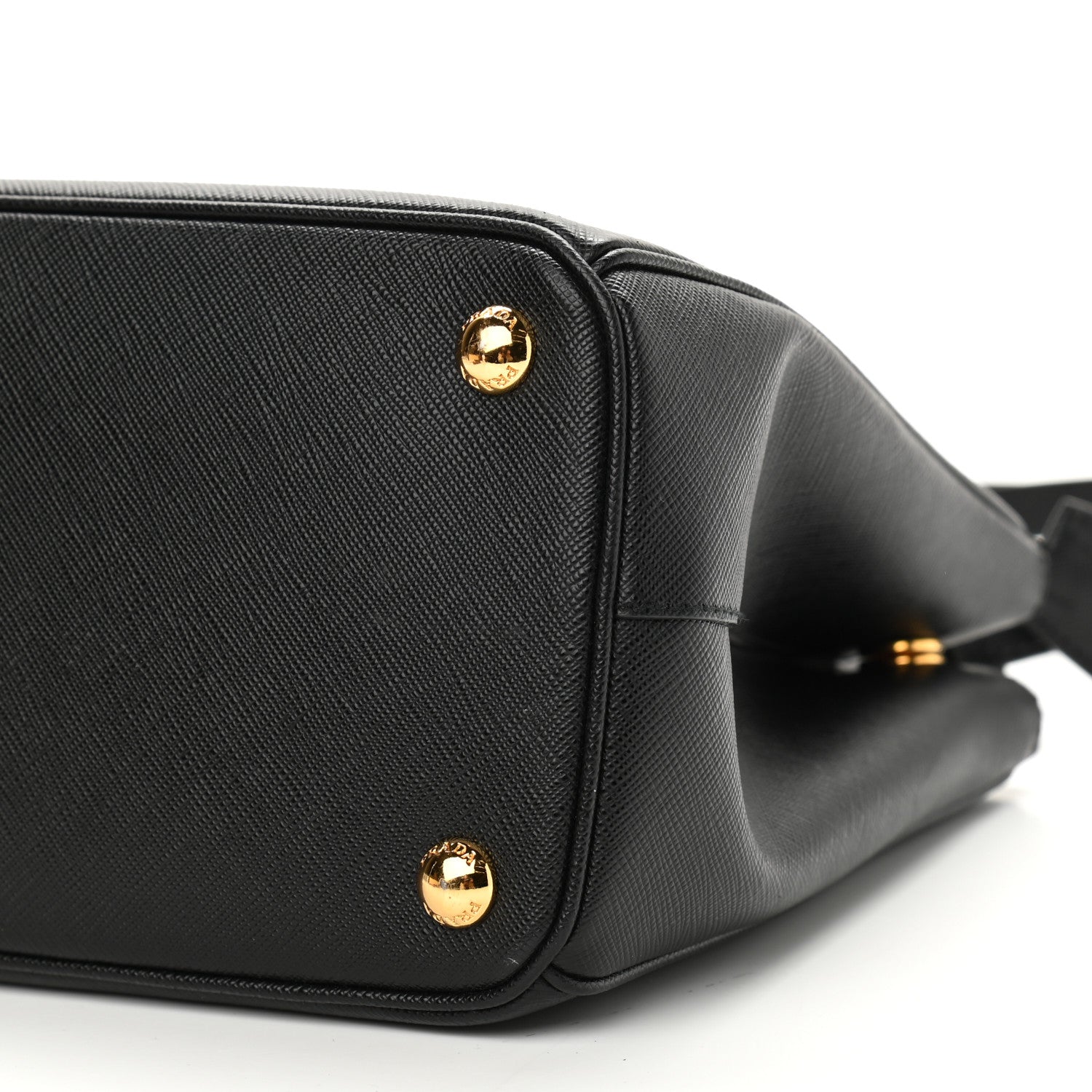 Prada Saffiano Small Galleria Double Zip Tote Black 9 of 10