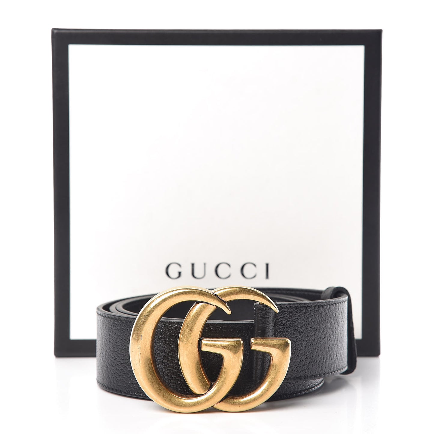 Textured Calfskin Double G 40mm Belt 90 36 Black