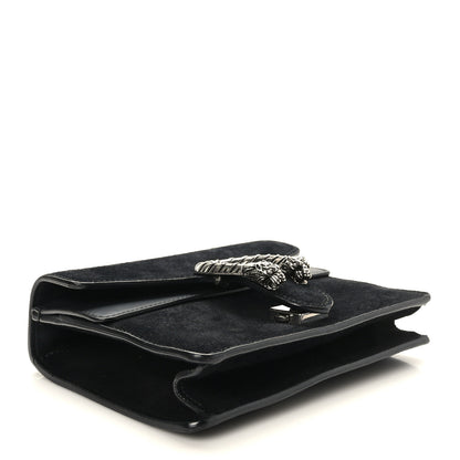 Gucci Suede Mini Dionysus Shoulder Bag Black 4 of 9