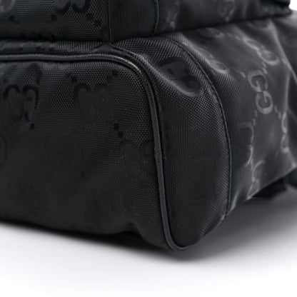 Gucci Econyl Nylon Monogram Off The Grid Backpack Black 9 of 9