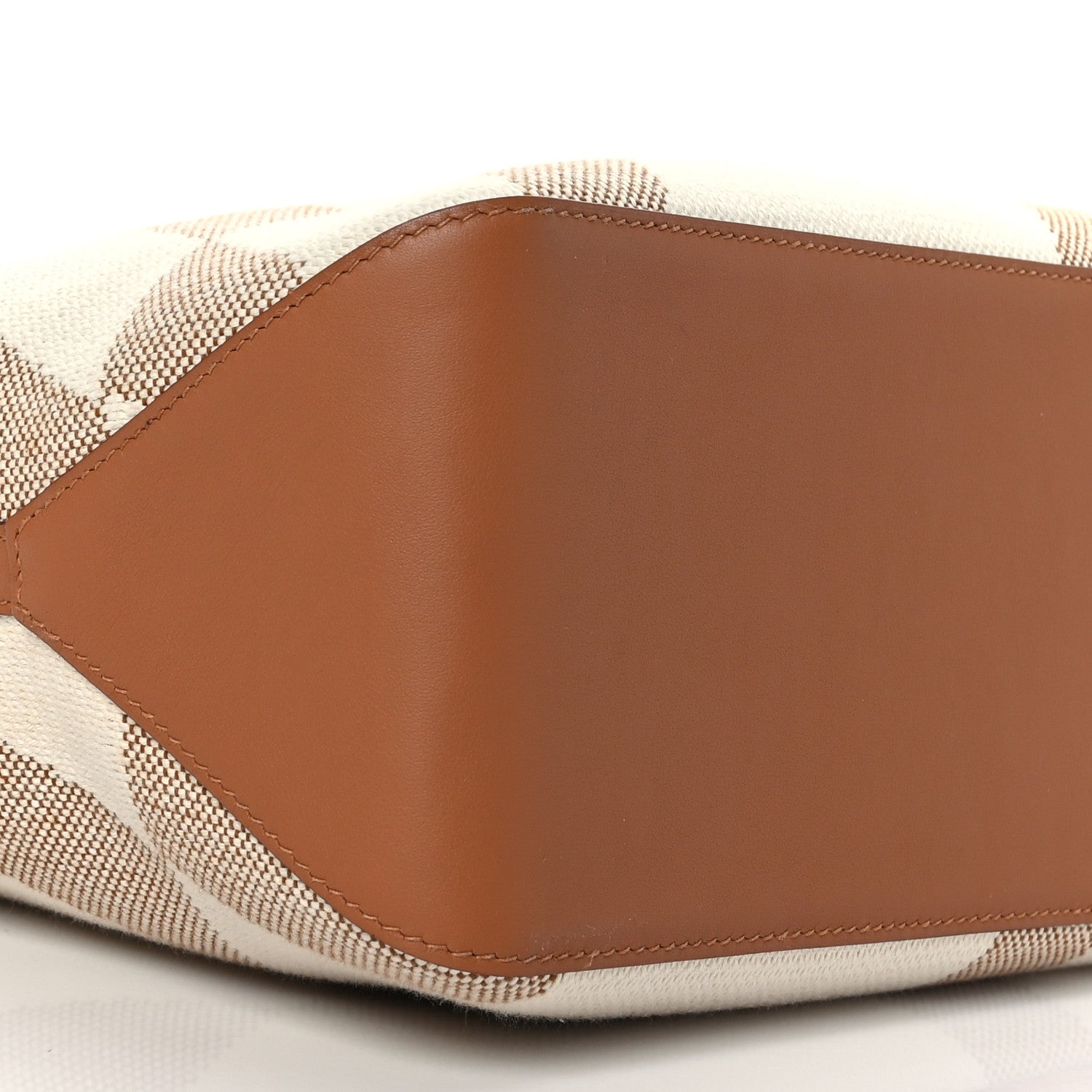 Hermes Swift H Canvas Cabas H En Biais 40 Ecru Naturel Gold 8 of 10