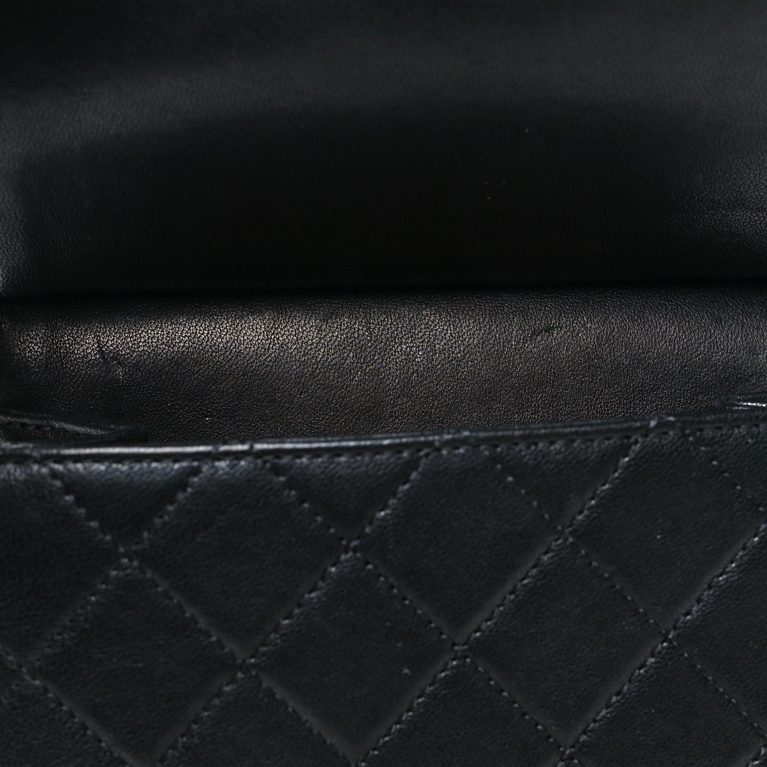 Chanel Goatskin Quilted Chic Pearls Flap Black 10 of 10