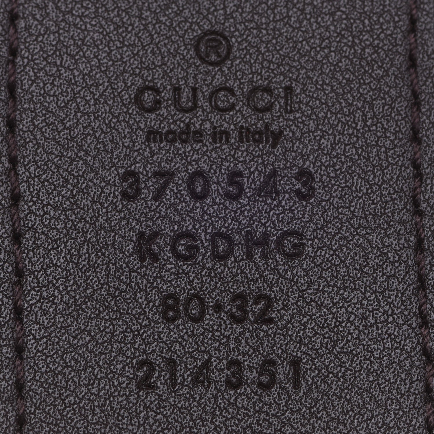 Gucci GG Supreme Monogram Interlocking G 37mm Belt 80 32 Beige Ebony Cocoa 3 of 5