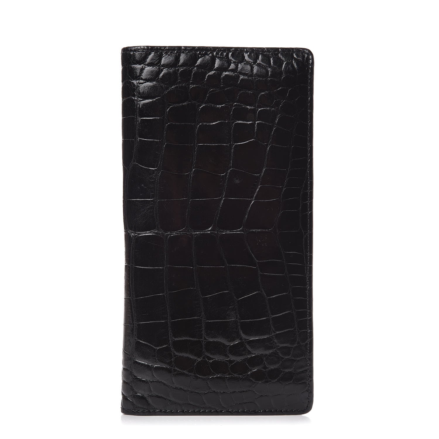 Louis Vuitton Crocodile Brazza Wallet Black 1 of 6