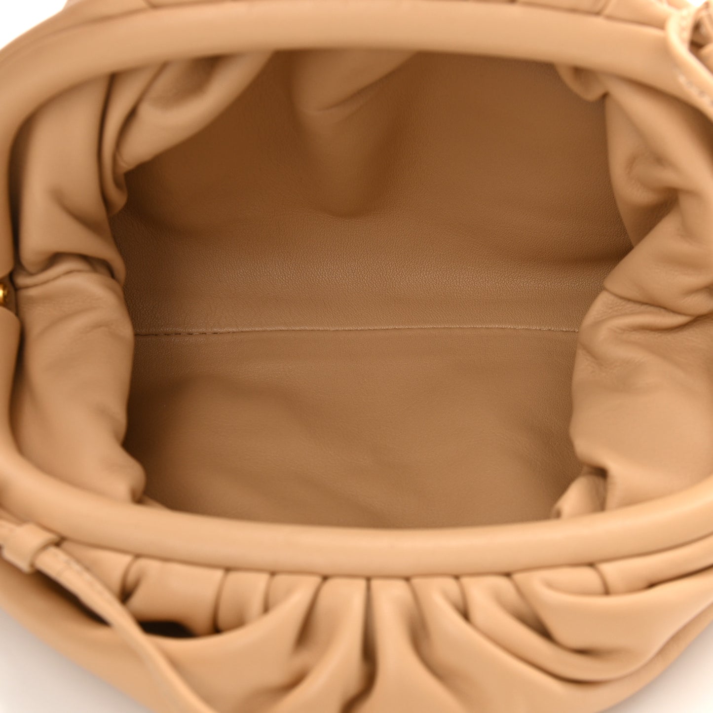 Butter Calfskin The Mini Pouch Almond