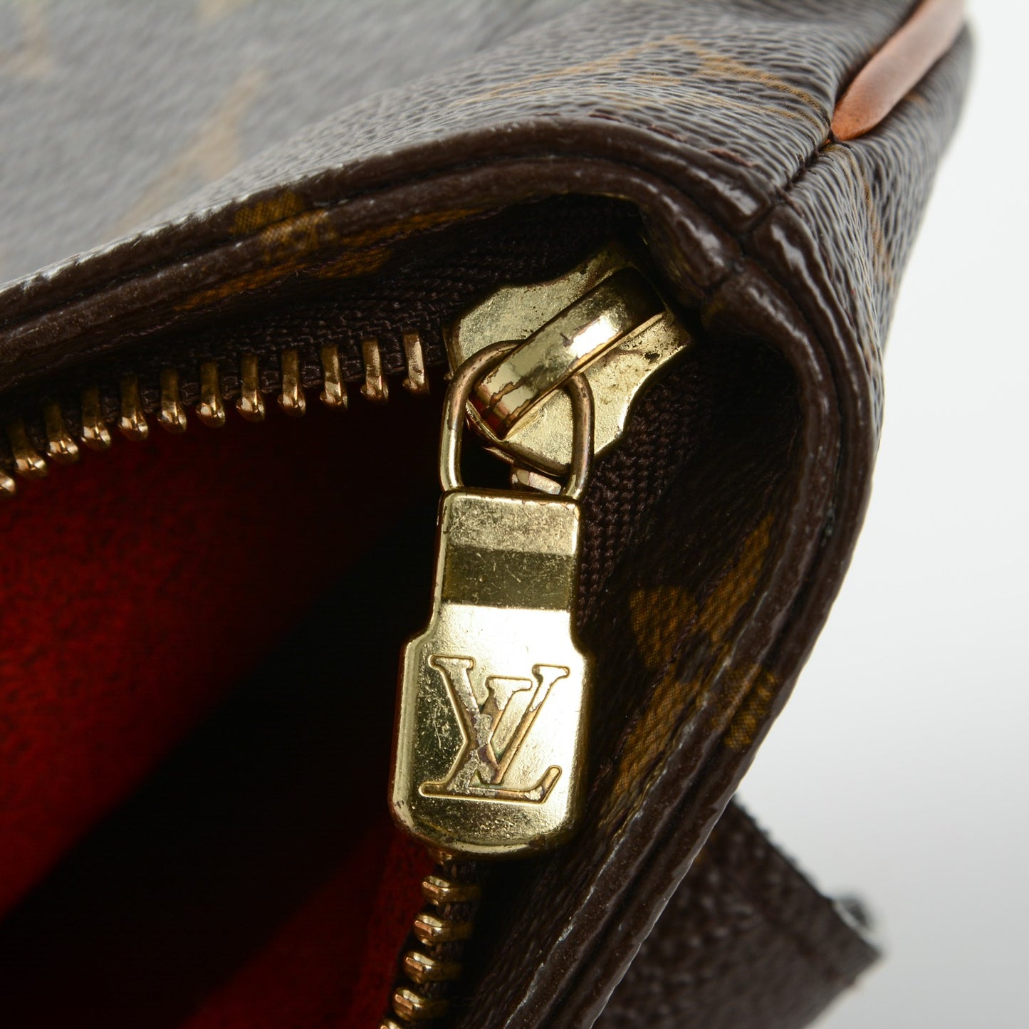 Monogram Partition Wristlet