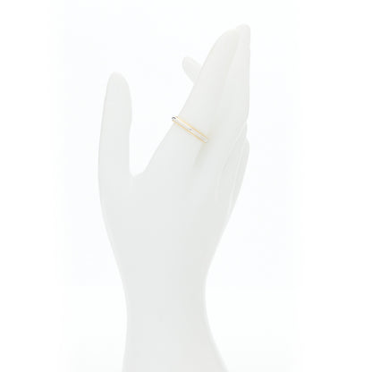 Tiffany Platinum 18K Yellow Gold 3mm Milgrain Wedding Band Ring 57 8 2 of 5