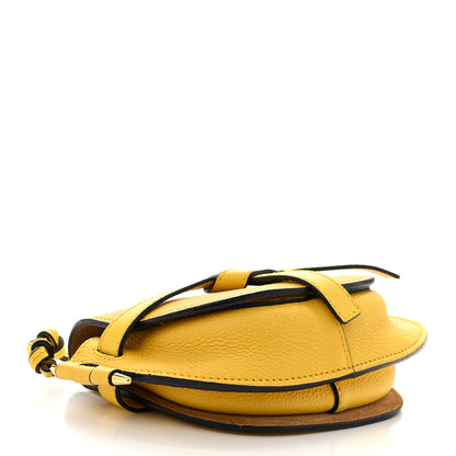 Loewe Grained Calfskin Mini Gate Crossbody Bag Yellow 4 of 11