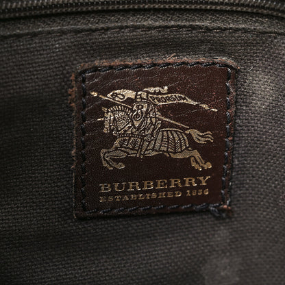 Burberry Haymarket Check Small Brooklyn Hobo Brown 6 of 11