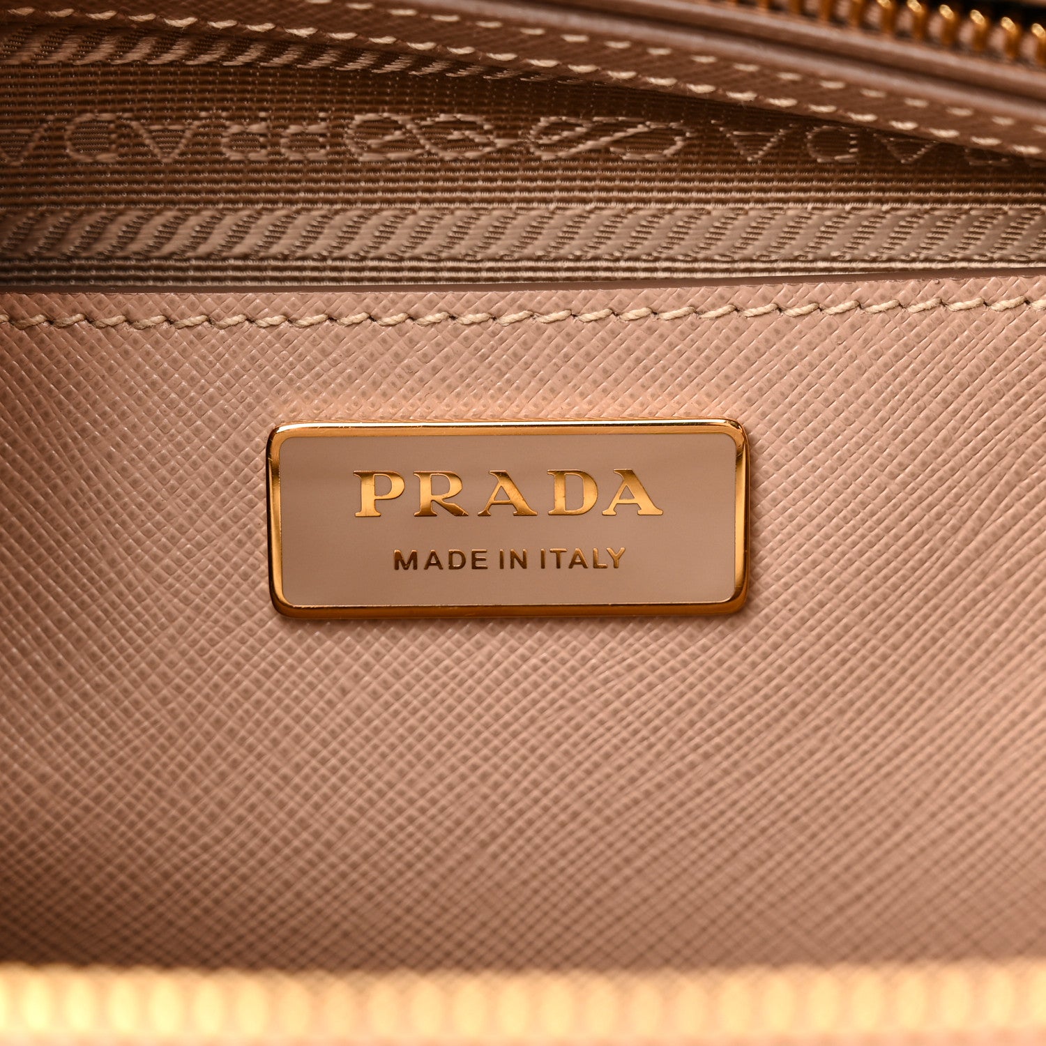Prada Saffiano Lux Large Galleria Double Zip Tote Cammeo 8 of 15