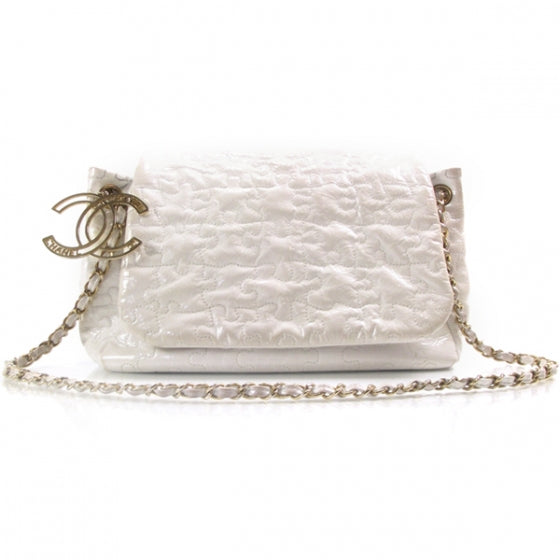 Chanel Patent Puzzle Accordion Flap Bag 1 of 14