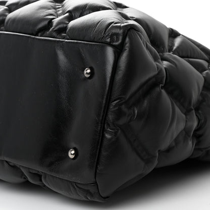 Chanel Calfskin Quilted Large Chesterfield Tote Black 11 of 12
