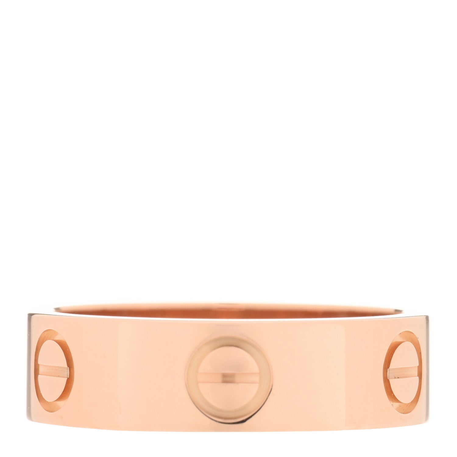 Cartier 18K Pink Gold 5.5mm LOVE Ring 54 6.75 3 of 5