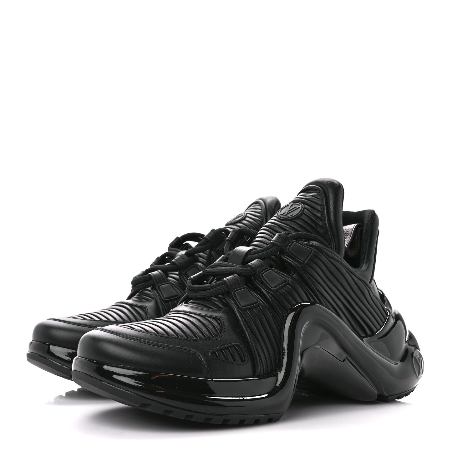Calfskin LV Archlight Sneakers 37.5 Black