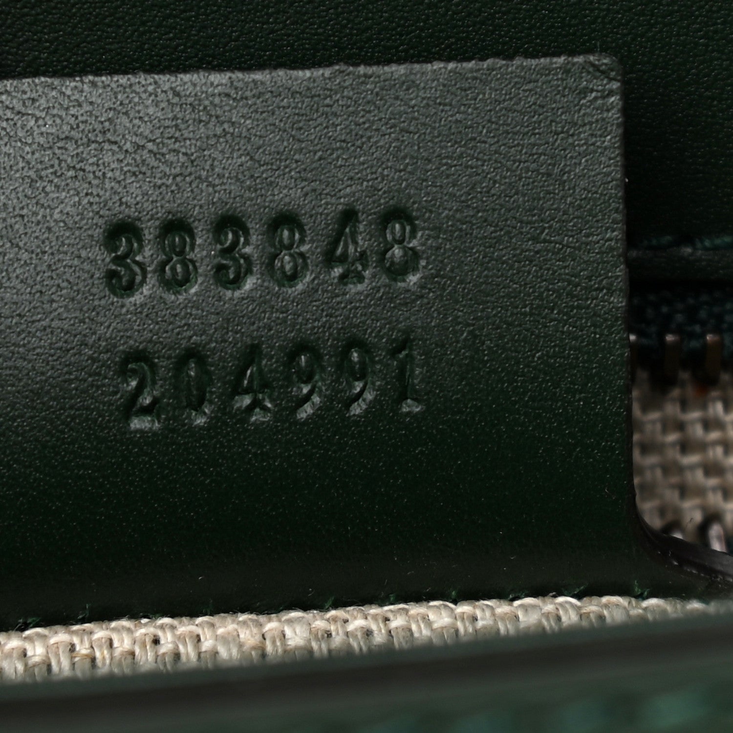 Gucci Monogram Calfskin Medium Lady Web Shoulder Bag Beige Green 6 of 10