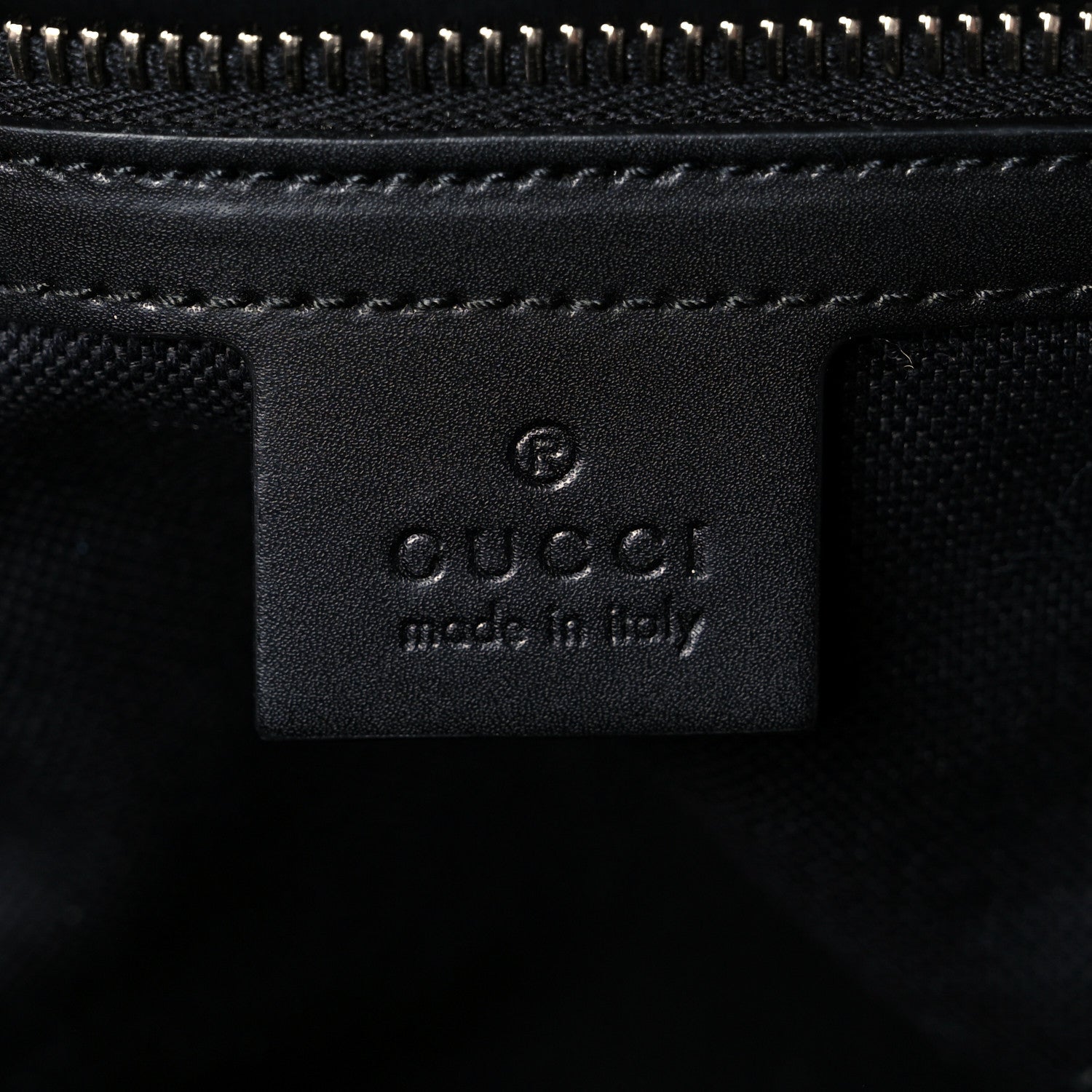Gucci GG Supreme Monogram Appia Calfskin Web Small Day Backpack Black 6 of 9