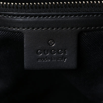 Gucci GG Supreme Monogram Appia Calfskin Web Small Day Backpack Black 6 of 9