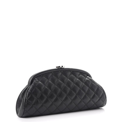 Chanel Caviar Quilted Timeless Clutch Black 3 of 9