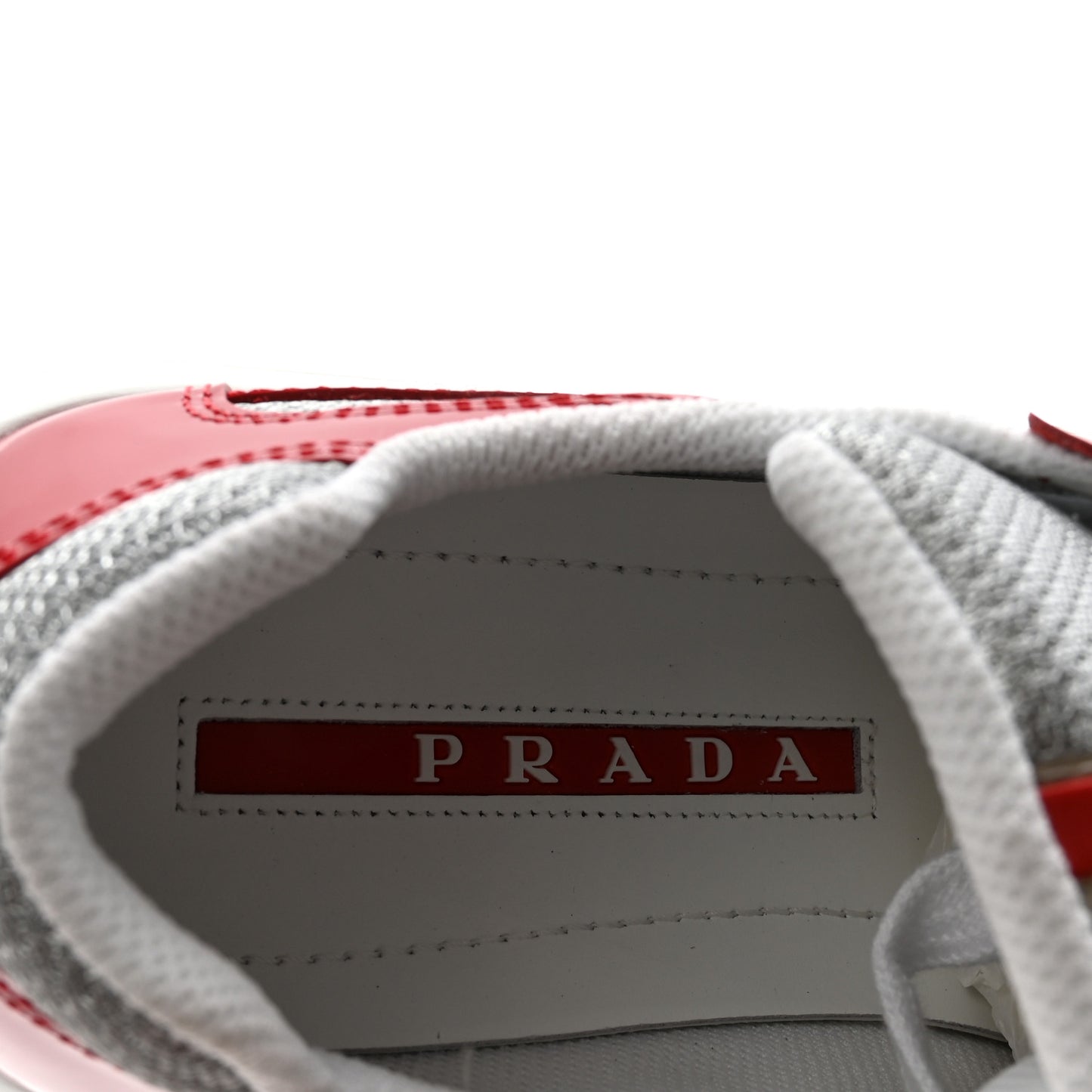 Patent Mens America's Cup Patchwork Sneakers 9 Red 37.5 Red